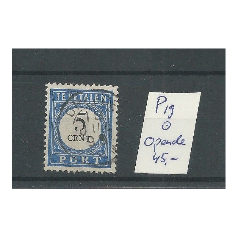 Nederland P19 met OPENDE kleinrond VFU/gebr CV 45 € Nederland P19 met OPENDE kleinrond VFU/gebr CV 45 €
