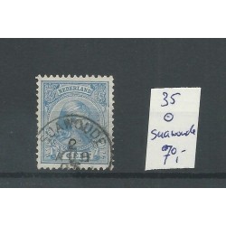 Nederland 35 met SUAWOUDE kleinrond VFU/gebr CV 70 €