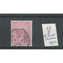 Nederland 37 met St JACOBI PAROCHIE kleinrond VFU/gebr CV 27,5 €