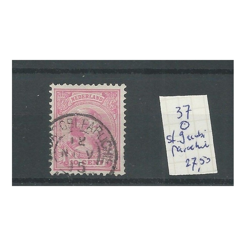 Nederland 37 met St JACOBI PAROCHIE kleinrond VFU/gebr CV 27,5 € Nederland 37 met St JACOBI PAROCHIE kleinrond VFU/gebr CV 27,5 €