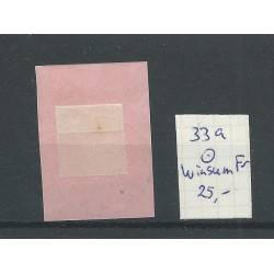 Nederland 33a met WINSUM (FR:)  kleinrond VFU/gebr CV 25 €