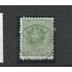 Nederland 24JP met FRANEKER kleinrond VFU/gebr CV 95 €