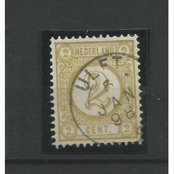 Nederland 32a PM8 met ULFT kleinrond VFU/gebr CV 78 €