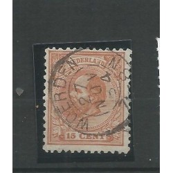 Nederland 23H  P  met WOERDEN kleinrond VFU/gebr CV 87 €