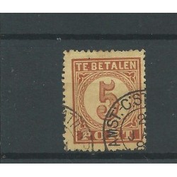 Nederland P1AA Port "AMST:-C:STATION P:P." kleinrond VFU/gebr CV 130 €