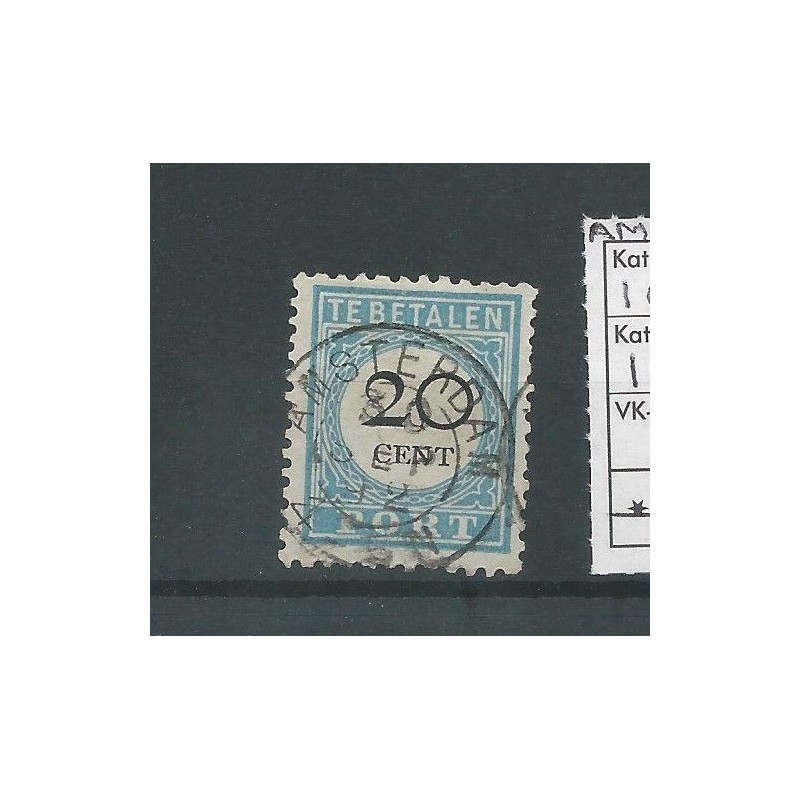 Nederland P10C-II Port "AMSTERDAM" kleinrond VFU/gebr CV 100 € Nederland P10C-II Port "AMSTERDAM" kleinrond VFU/gebr CV 100 €