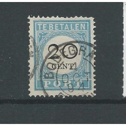 Nederland P10fdA  Port "BODEGRAVEN" kleinrond VFU/gebr CV 115 €