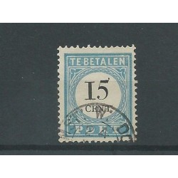Nederland P9A-III Port "AMST: W: DOK:" kleinrond VFU/gebr CV 21 €