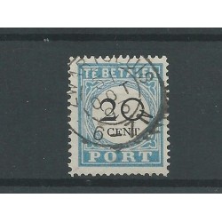 Nederland P1OA-IV  Port "ZWARTSLUIS" kleinrond VFU/gebr CV 41 €