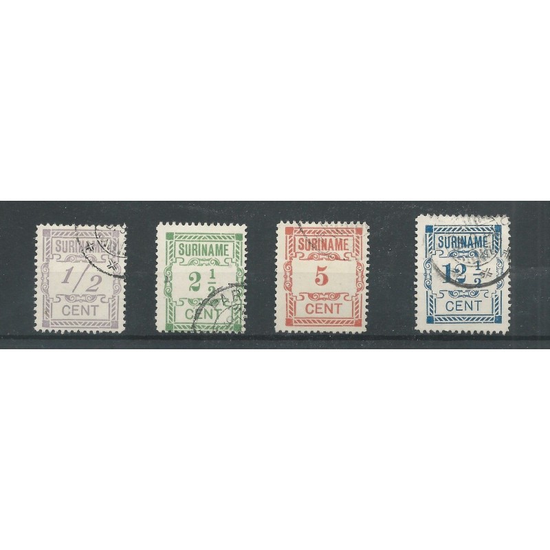 Suriname 65-68 Hulpuitgifte VFU/gebr CV 25 € Suriname 65-68 Hulpuitgifte VFU/gebr CV 25 €
