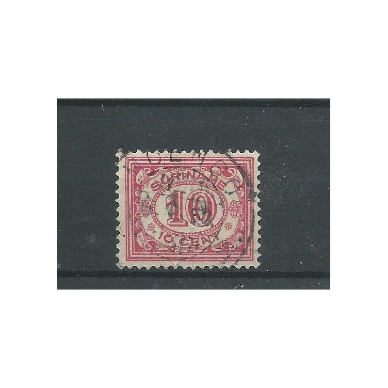 Suriname 86 met "MOENGO 1930" stempel VFU/gebr CV ?? € Suriname 86 met "MOENGO 1930" stempel VFU/gebr CV ?? €