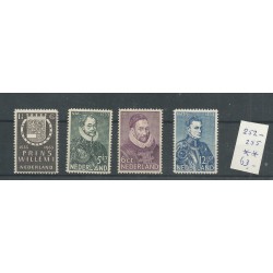 Nederland 252-255 Herdenkingszegels  MNH/postfris  CV 63 €