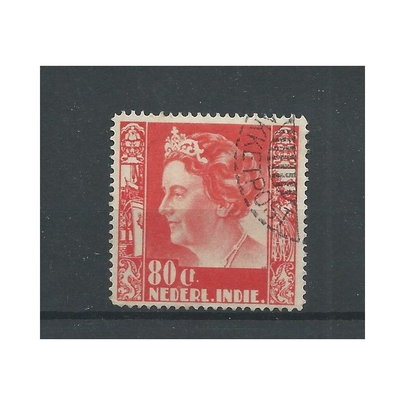 Ned. Indie 262 Wilhelmina VFU/gebr CV 80 € Ned. Indie 262 Wilhelmina VFU/gebr CV 80 €