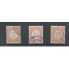 Ned. Indie P23, P25 en P34  port 1913   VFU/gebr  CV  95 €