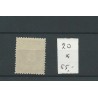 Suriname 20  Cijfer 5ct blauw  MH/ongebr   CV 55 €