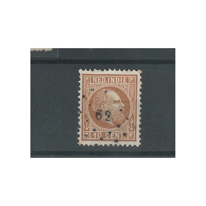 Ned. Indie 9F met puntstempel 62 VFU/gebr CV 10+€ Ned. Indie 9F met puntstempel 62 VFU/gebr CV 10+€
