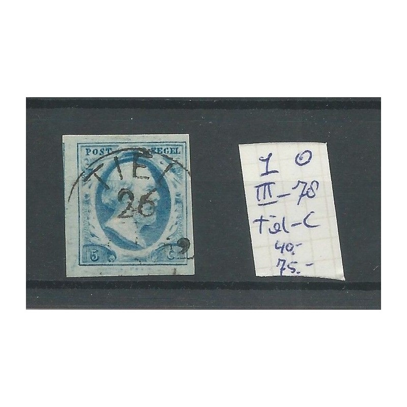 Nederland 1 III-78 "TIEL-C" VFU/gebr CV 40 € +75 Eysinga Nederland 1 III-78 "TIEL-C" VFU/gebr CV 40 € +75 Eysinga