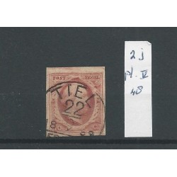 Nederland 2  V-48  met "TIEL-C" VFU/gebr  CV 30 € +50 Eysinga