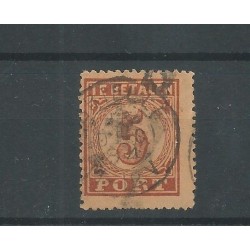 Nederland P1 met "BRIELLE 1884" kleinrond  VFU/gebr  CV 20+ €
