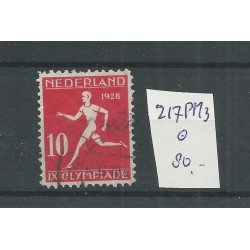 Nederland 217PM3  Olympiade  VFU/gebr  CV 80 €