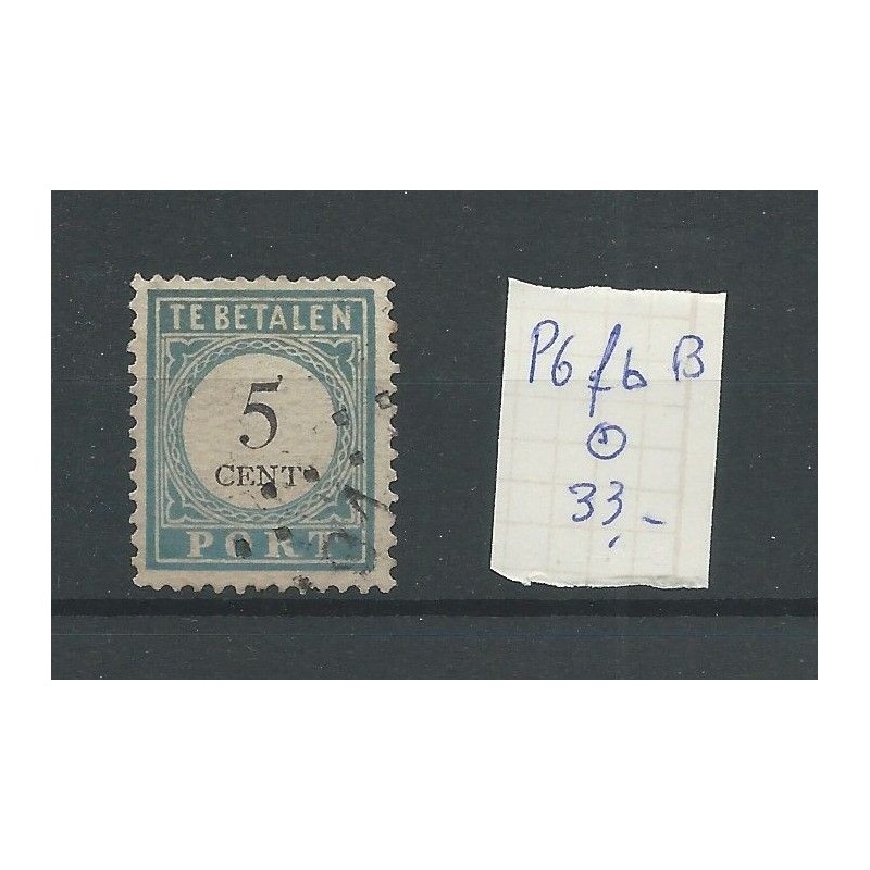 Nederland P6fbB "open lijst" VFU/gebr CV 33 € Nederland P6fbB "open lijst" VFU/gebr CV 33 €