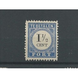Nederland P15f  "Kringetje" MH/ongebr  CV 40 €