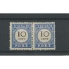 Nederland P22/P22f paartje  "Kringetje" MH/ongebr  CV 135+ €