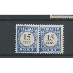 Nederland P24/P24f paartje  "Kringetje" MH/ongebr  CV 170 €