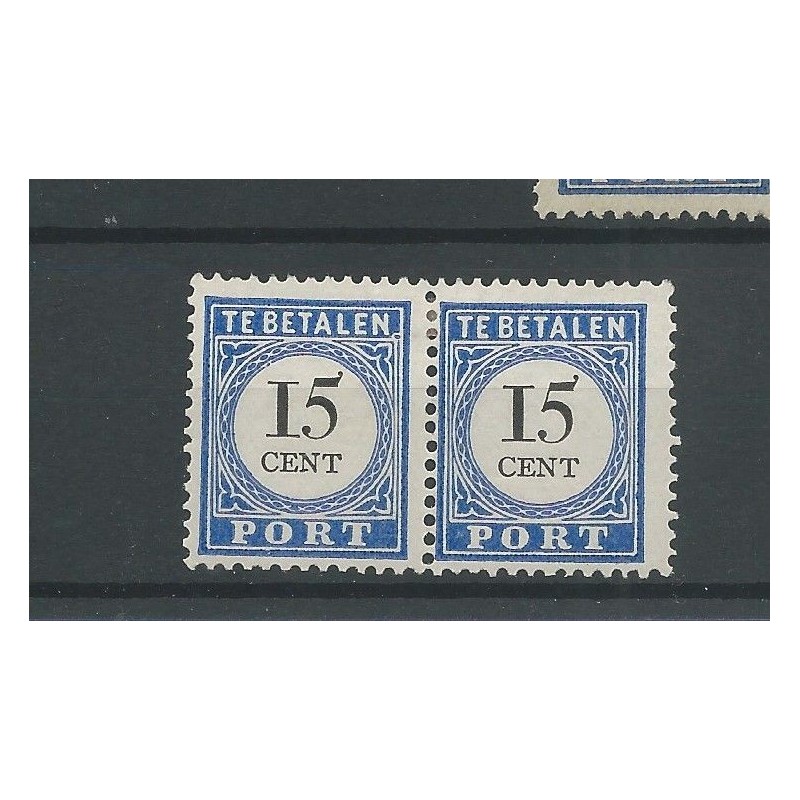 Nederland P24/P24f paartje "Kringetje" MH/ongebr CV 170 € Nederland P24/P24f paartje "Kringetje" MH/ongebr CV 170 €