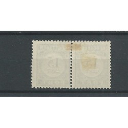 Nederland P24/P24f paartje  "Kringetje" MH/ongebr  CV 170 €