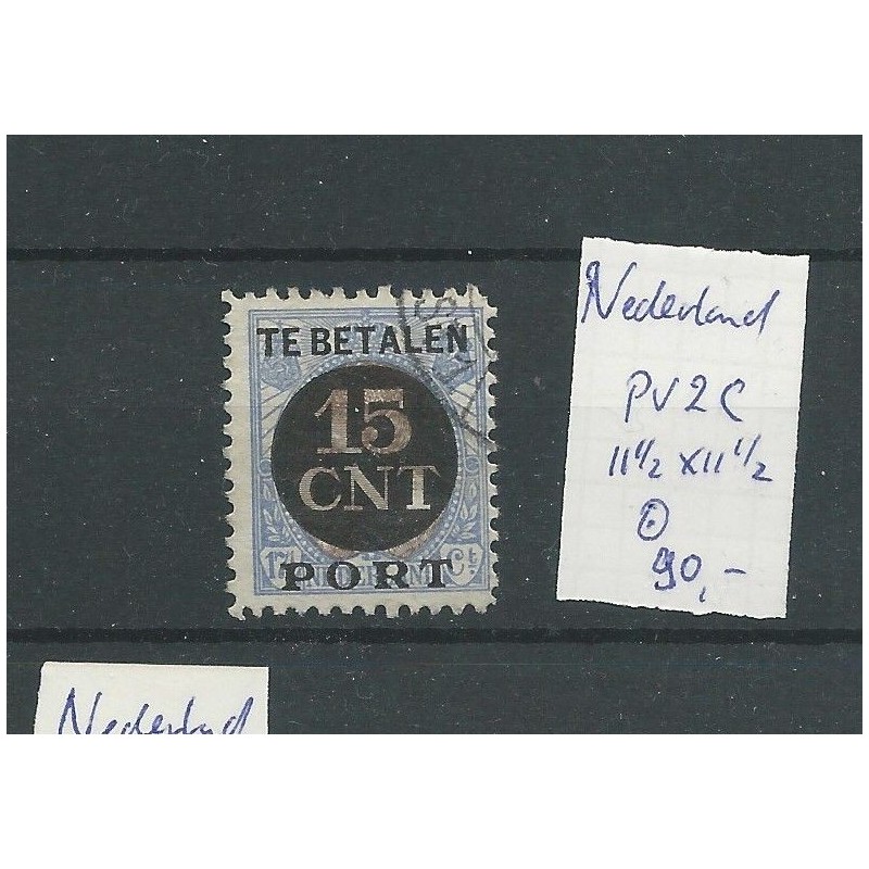 Nederland PV2C 11,5x11,5 Postpakketverreken VFU/gebr CV 90 € Nederland PV2C 11,5x11,5 Postpakketverreken VFU/gebr CV 90 €