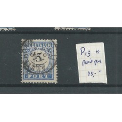 Nederland P19  met "Punt-port"  VFU/gebr  CV 25+ €