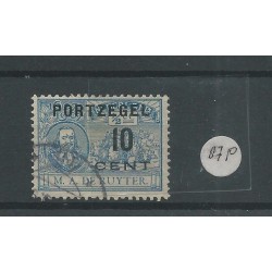Nederland P38f "streepje door D"  VFU/gebr CV 30 €