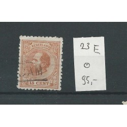 Nederland 23E  Willem III 1872 15ct   VFU/gebr   CV  95 €
