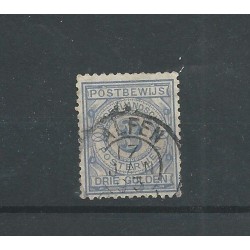 Nederland PW4  met "ALPHEN 1893" VFU/gebr  CV 110 €  PRACHT!!!