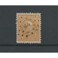 Ned. Indie 7F puntstempel 84  VFU/gebr  CV 54+ €