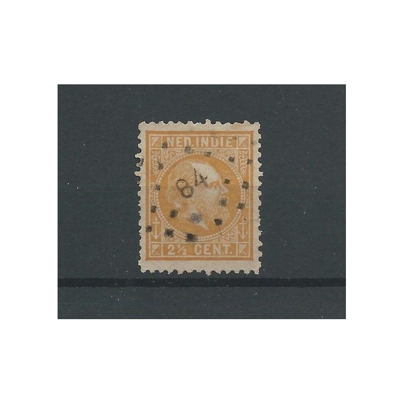 Ned. Indie 7F puntstempel 84 VFU/gebr CV 54+ € Ned. Indie 7F puntstempel 84 VFU/gebr CV 54+ €