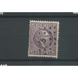 Ned. Indie 13E puntstempel 15  VFU/gebr  CV 5 €