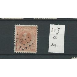 Nederland 23J Willem III 1872   VFU/gebr   CV  20 €