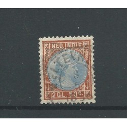 Ned. Indie 30 Wilhelmina 2,5 Gld   VFU/gebr  CV 55 €