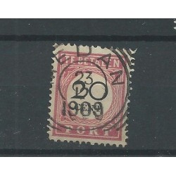 Ned. Indie P18 met MEDAN  stempel  VFU/gebr  CV 2 €