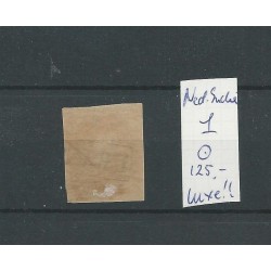 Ned. Indie 1 met SAMARANG  de LUXE  VFU/gebr   CV 125 €