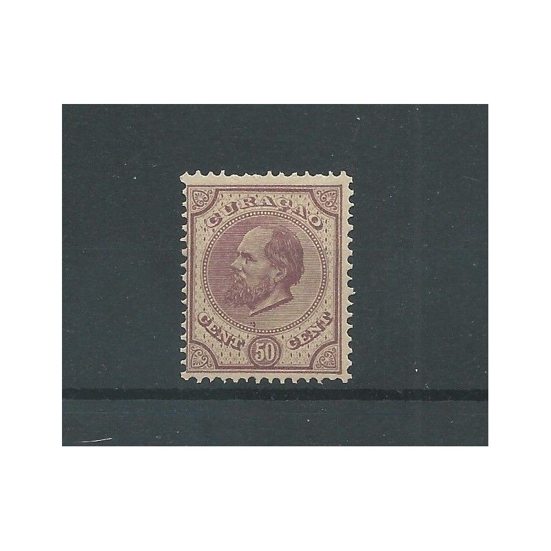 Curacao 9C willem III 50ct MH/gebr CV 2,5 € Curacao 9C willem III 50ct MH/gebr CV 2,5 €