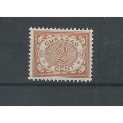 Curacao  30 Cijfer 2ct  MH/ongebr  CV  22,5 €