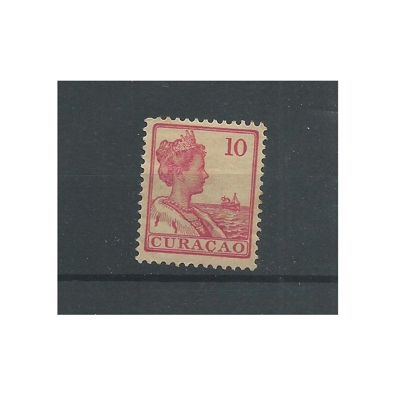 Curacao  57  Wilhelmina 10ct   MH/ongebr  CV  34 €