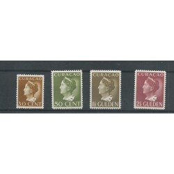 Curacao  149-152 Wilhelmina  MH/ongebr  CV  65 €