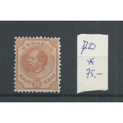 Curacao  7D  Willem III  25ct   MH/ongebr CV  75  €