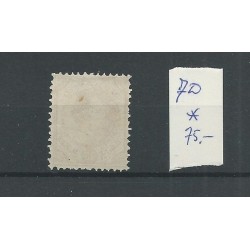 Curacao  7D  Willem III  25ct   MH/ongebr CV  75  €