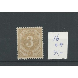 Curacao  16 Cijfer 3ct  MNH/postfris  CV  35 €