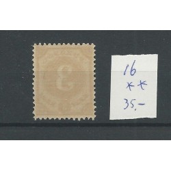 Curacao  16 Cijfer 3ct  MNH/postfris  CV  35 €